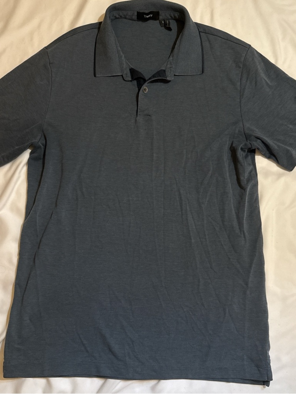 Theory Men's Polo Shirt in Blue